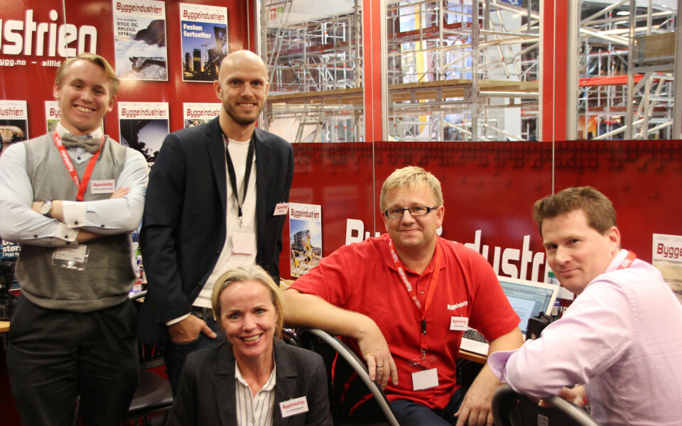 Byggeindustrien på Bygg Reis Deg 16. oktober 2015.
