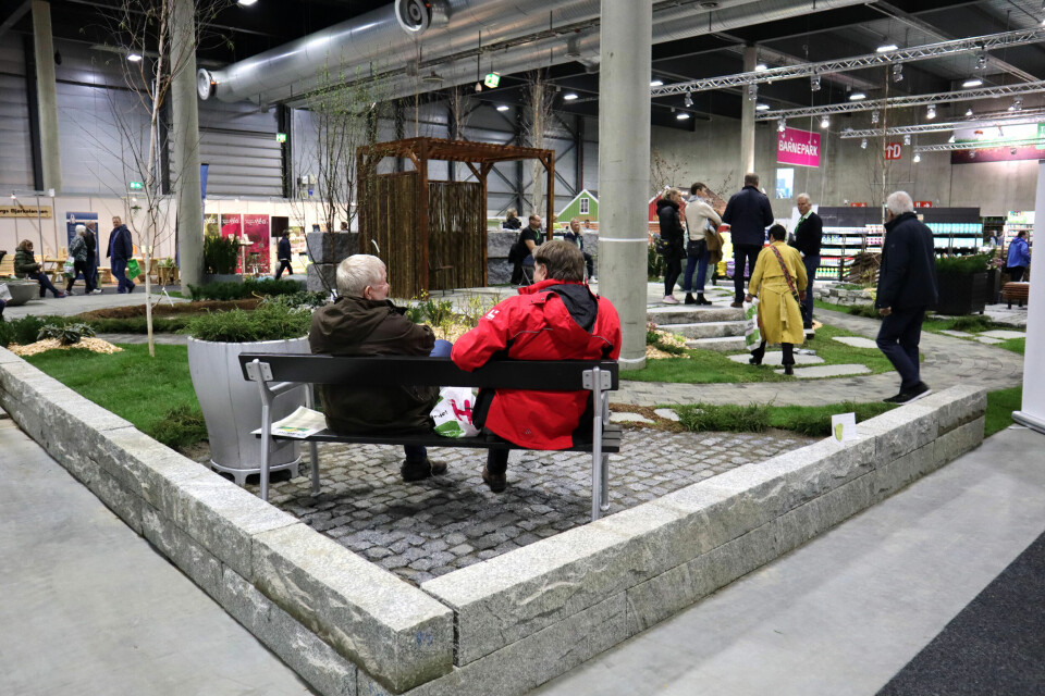 Fra Hagemessen 2019 5. april. Foto: Svanhild Blakstad