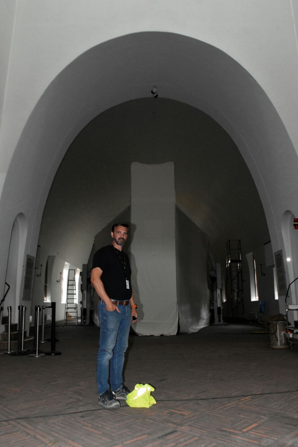 Lars Christian Gomnæs sier det nye Vikingtidsmuseet vil være klart for innflytting i våren 2027.