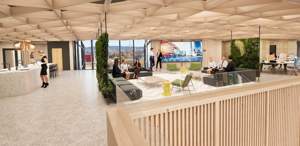 I bygget vil det være møter, foredrag og idéutveksling i kreative arbeidsfellesskap som skaper synergieffekter og vekst. Ill. LINK Arkitektur / 3D Estate Klikk for større versjon I bygget vil det være møter, foredrag og idéutveksling i kreative arbeidsfellesskap som skaper synergieffekter og vekst. Ill. LINK Arkitektur / 3D Estate