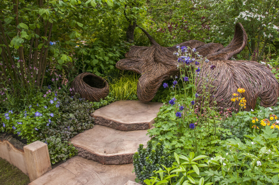 ARTISAN GARDEN Chelsea Flower Show 2015 Breast Cancer Haven Garden. Designed by: Sarah Eberle supported by Tom Hare . Sponsored by: Nelsons. Foto: Tim Sandall