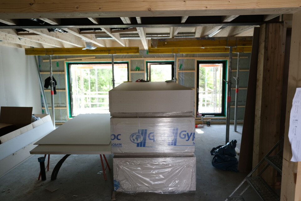 Slik ser bygget ut fra innsiden. Foto: Marius Lysø