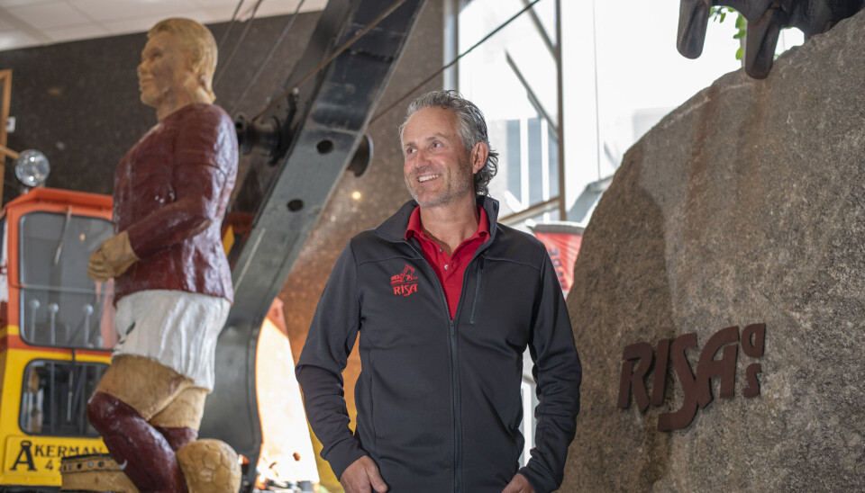 Daglig leder Bjørn Risa i Risa mener det krever mer å ta inn lærlinger i dag enn det gjorde tidligere. Risa satser likevel hardt på å få det til og har mål om 12 prosent.