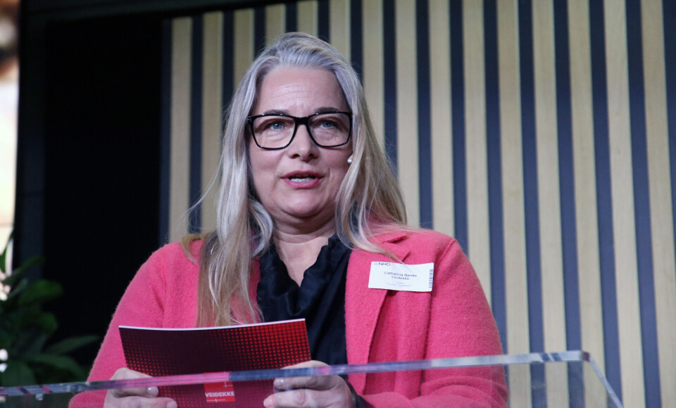Bærekraftsdirektør i Veidekke, Catharina Bjerke. Foto: Arve Brekkhus