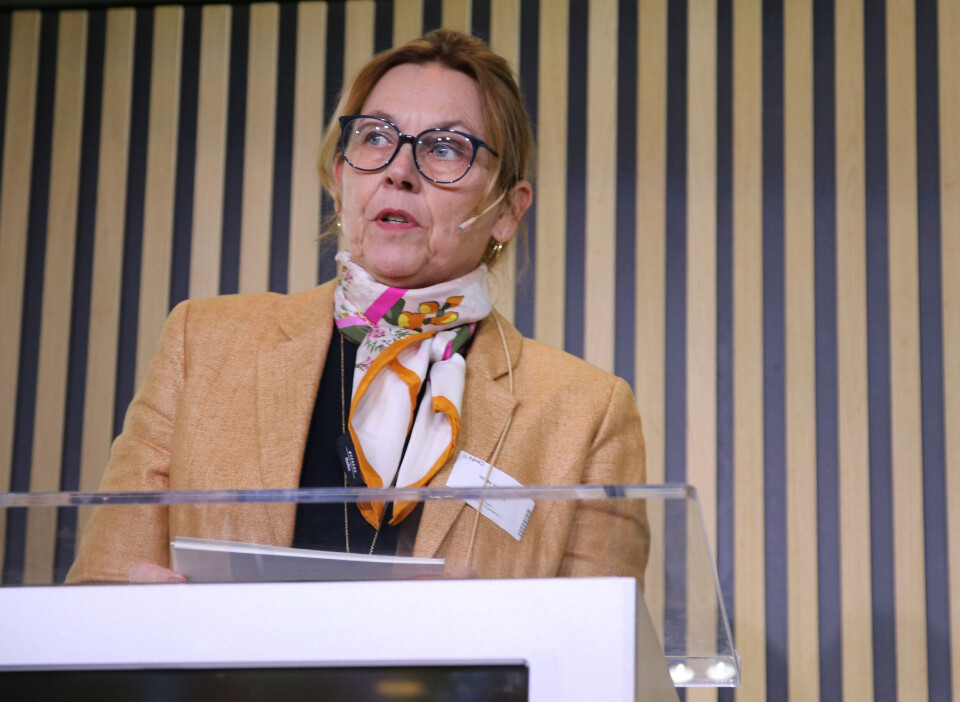 Adm. direktør i JM Hilde Vatne Foto: Arve Brekkhus