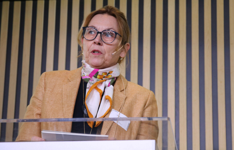 Adm. direktør i JM Hilde Vatne Foto: Arve Brekkhus