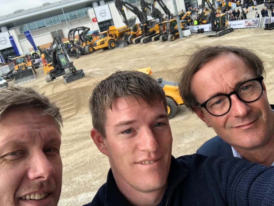 Lars Magne Zahl fra Ramirent har sendt oss denne selfien.
