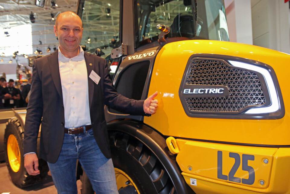Salgsdirektør David Kristianslund i Volvo Maskin