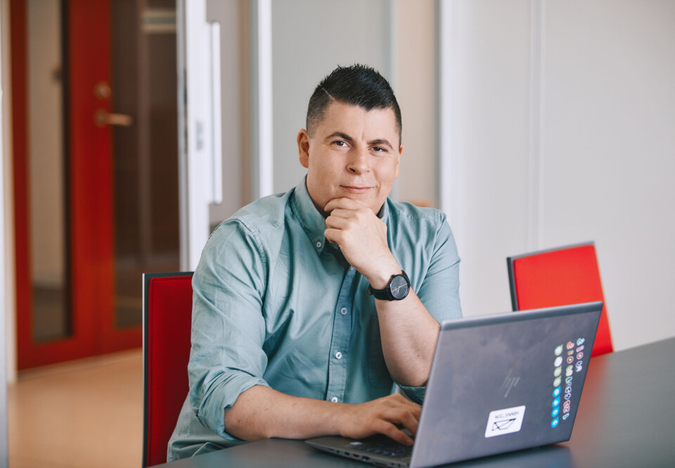 Daglig leder Arnt Marius Eriksen i Hinnstein. Foto: Hinnstein