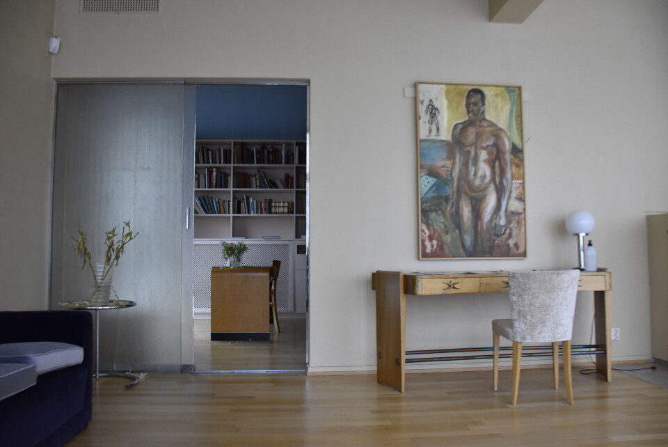 Huset ble bygd i 1939, og skulle tjene både som bolig og ramme for den store kunstsamlingen til Rolf Stenersen.