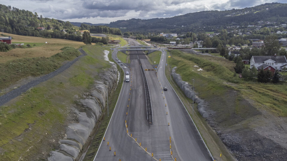 Riksvei 4 Roa-Gran. Foto: Sindre Sverdrup Strand