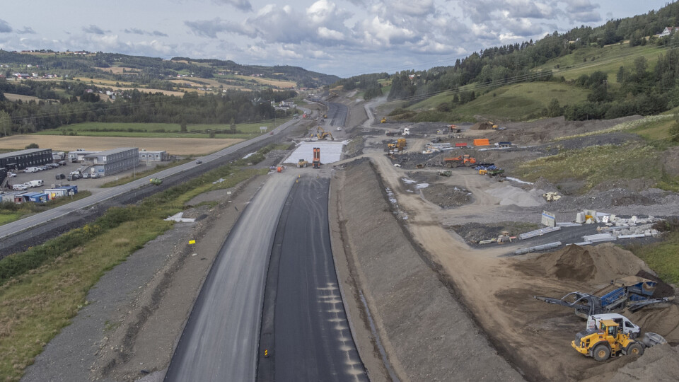 Riksvei 4 Roa-Gran. Foto: Sindre Sverdrup Strand
