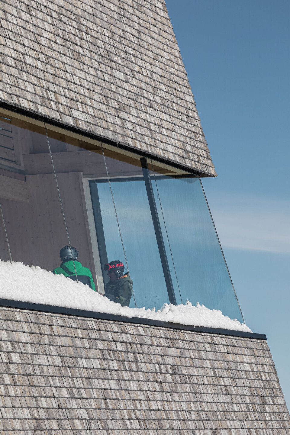 Snøhetta står bak utformingen på denne nye heishytten og utsiktsposten ikke langt fra toppen av Wiedersberger Horn i Østerrike. Foto: Christian Flatscher / Snøhetta