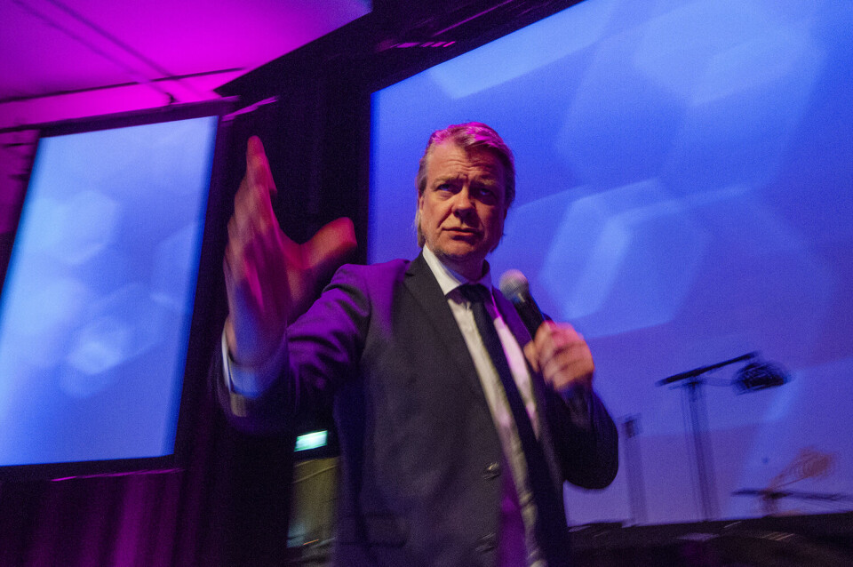 Alex Rosén var ett av flere trekkplastre under Byggegallaen 2019.