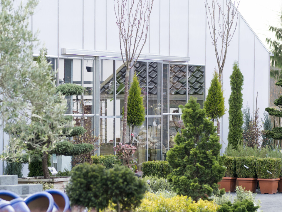 Fra Foss Hagesenter.