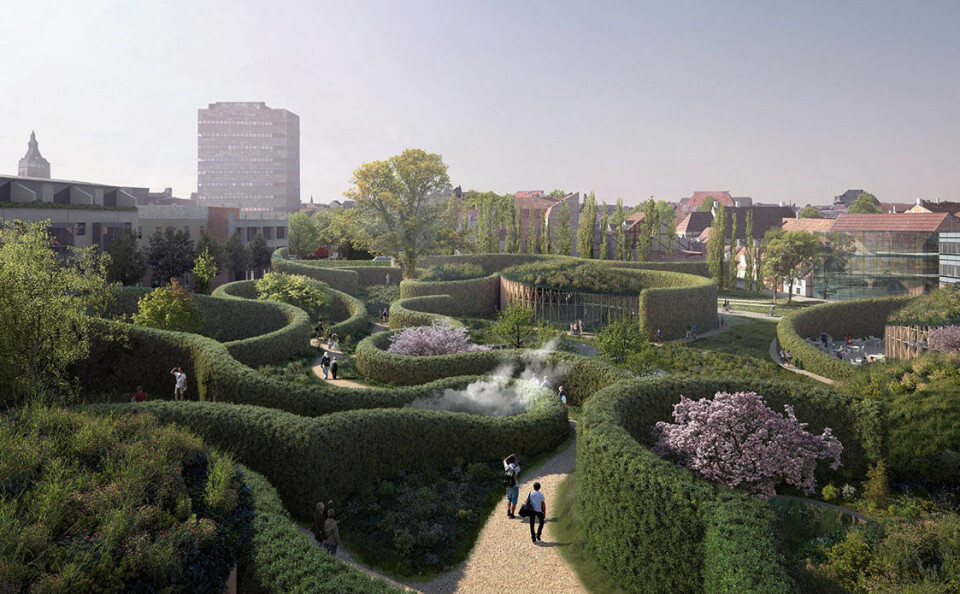 Illustrasjon: Kengo Kuma & Associates / Cornelius Vöge / MASU planning