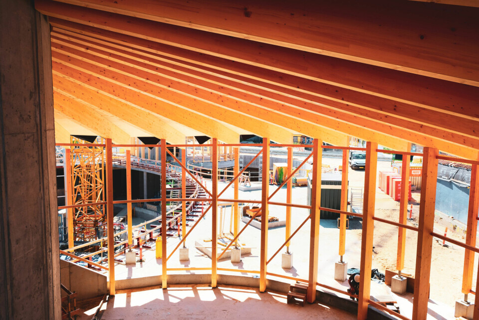 Museet er under oppføring. Foto: Kengo Kuma & Associates / Cornelius Vöge / MASU planning