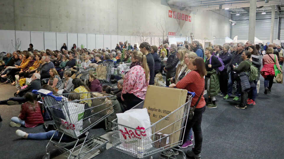 Fra foredragsscenen på Hagemessen 2019 - dag 2. Foto: Svanhild Blakstad