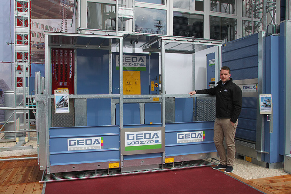 Stian Martinsen i Materialhuset.