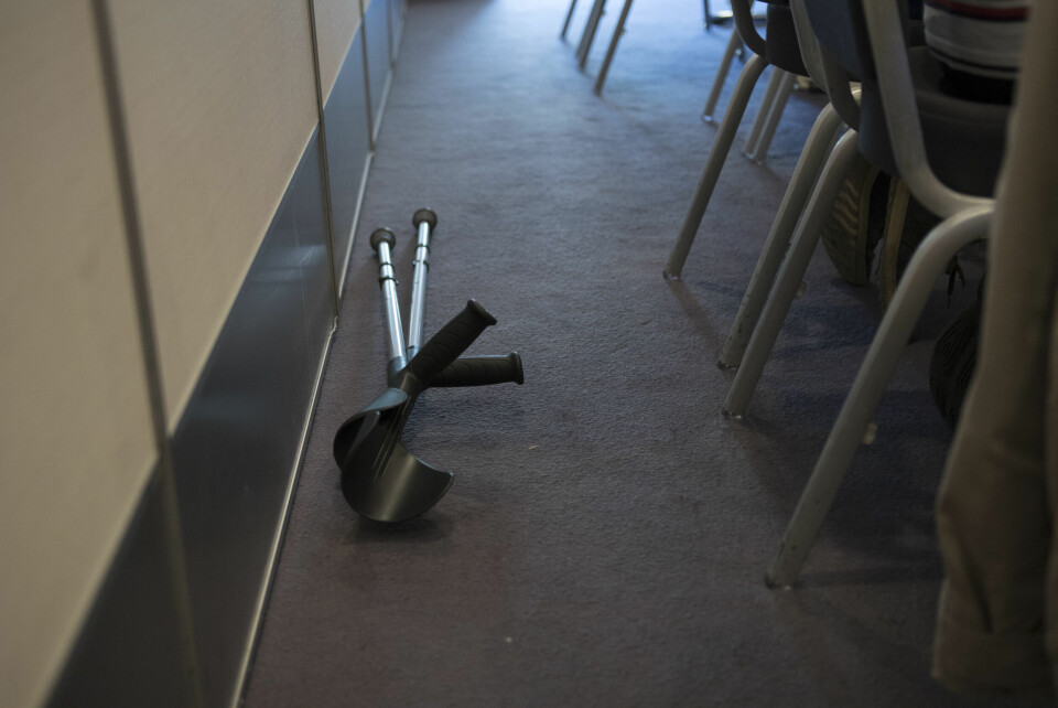 Møter opp til tross for skader. Foto: Tuva Skare