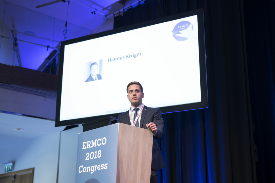 Hannes Krüger, German Mixed Concrete Association. Foto: Tuva Skare