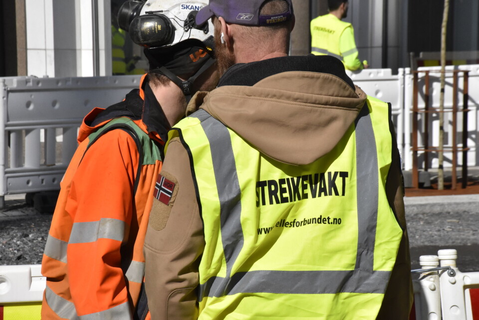 Flere virksomheter i byggenæringen rammes av streik.