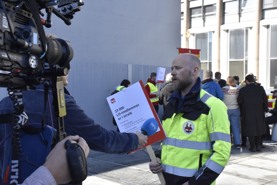 Joachim Espe, leder i Bygningsarbeidernes Fagforening.