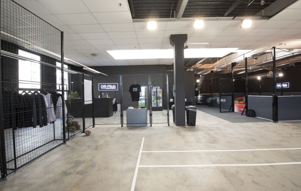 Fra Oslo Street Fotball Senter etter oppussingen. Foto: Trond Joelson.