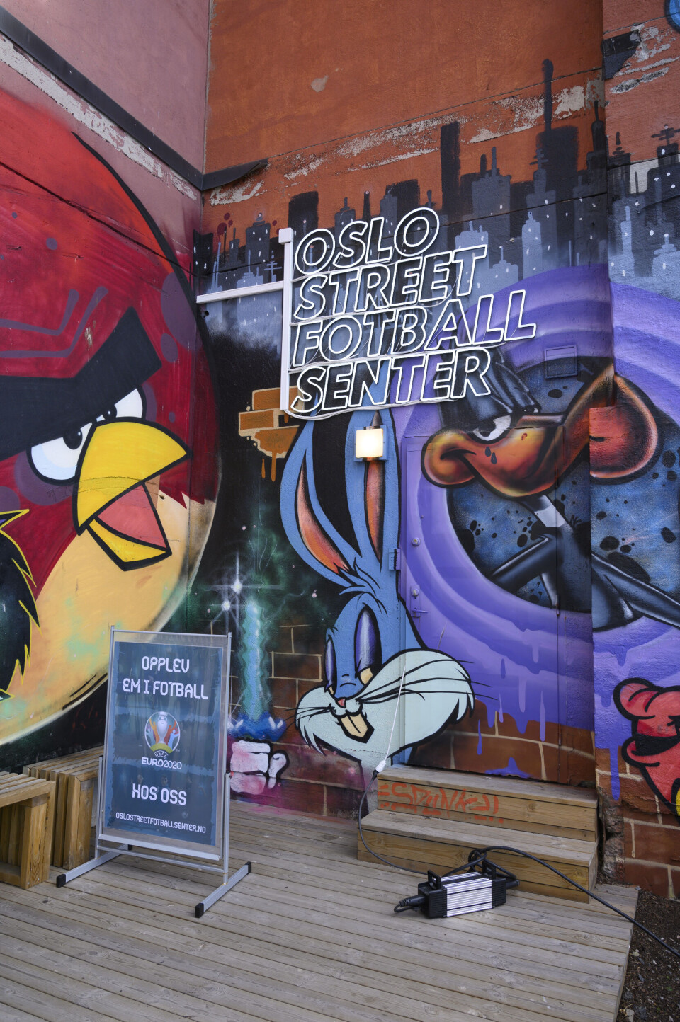 Fra Oslo Street Fotball Senter på Helsfyr i Oslo. Foto: Trond Joelson.