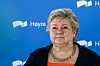 Høyres leder Erna Solberg mener det er for lett å bli ufør i dag. Foto: Jan Langhaug / NTB