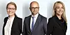 F.v. Wenche Sædal, Øyvind Dehli og av Åse Rieber-Mohn. Foto: Advokatfirmaet Thommessen