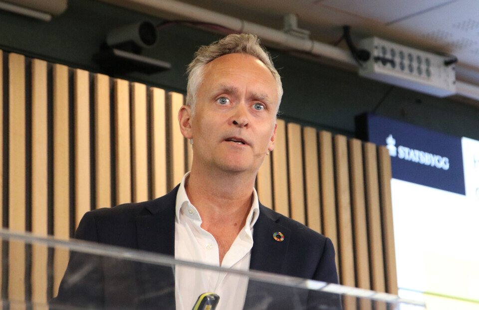 Marius Tunstad i Statsbygg. Foto: Arve Brekkhus