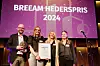 Entra stakk av med BREEAM hedersprisen 2024. Foto: Sara Lien