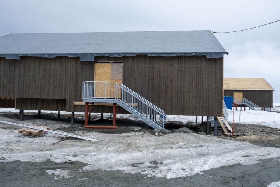 De to generatorbyggene som bygges på Svalsat blir like store på 180 kvadratmeter. Foto: Marius Lysø