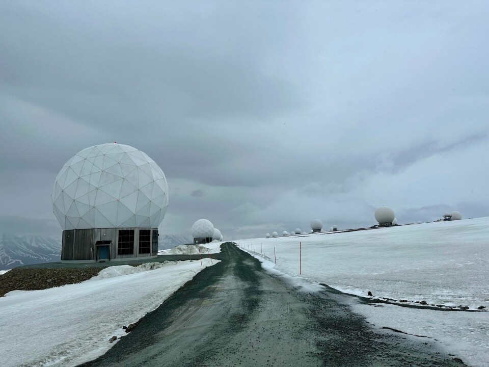 En antenne på Svalsat kan dekke behovet til en enkelt kunde, eller til mange kunder. Markedet for antenner har endret seg siden Svalsat startet opp. Foto: Marius Lysø