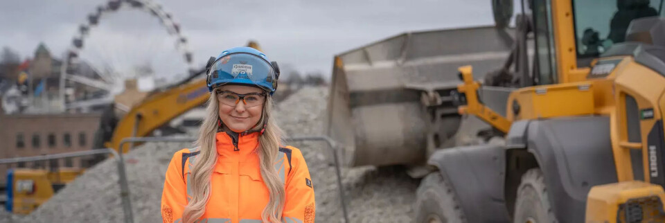 Ane Hassel, assisterende prosjektleder Isachsen Anlegg. Ane Hassel, assisterende prosjektleder Isachsen Anlegg. Foto: TUM Studio