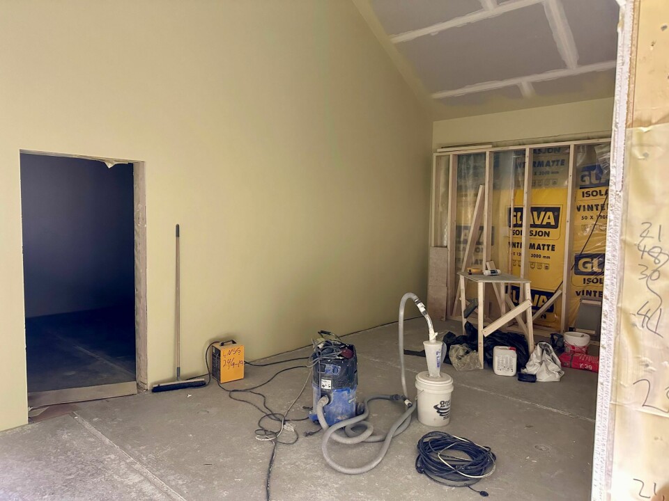 Innsiden av generatorbygg. Foto: Marius Lysø