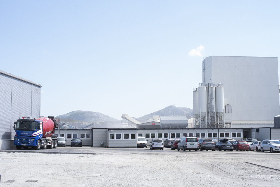 Cemonite har bygget sin første fabrikk hos samarbeidspartner Velde i Sandnes. Foto: Sindre Sverdrup Strand