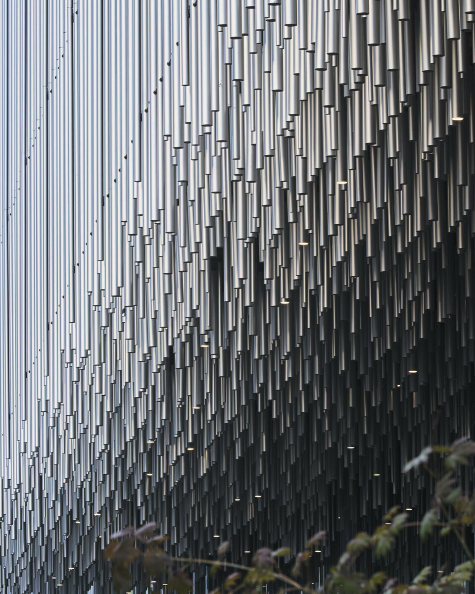 Audeum i Seoul skal være verdens første dedikerte lydmuseum. Illustrasjon: Kengo Kuma