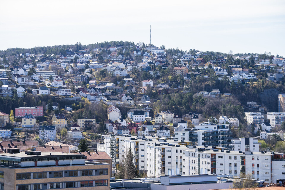 Ifølge Eiendom Norge steg leieprisene i storbyene med 2,5 prosent i tredje kvartal i år. Og veksten ser ikke ut til å avta. Bildet viser boligbebyggelse på Etterstad og Ekeberg i Oslo. Ifølge Eiendom Norge steg leieprisene i storbyene med 2,5 prosent i tredje kvartal i år. Og veksten ser ikke ut til å avta. Bildet viser boligbebyggelse på Etterstad og Ekeberg i Oslo. Foto: Håkon Mosvold Larsen / NTB
