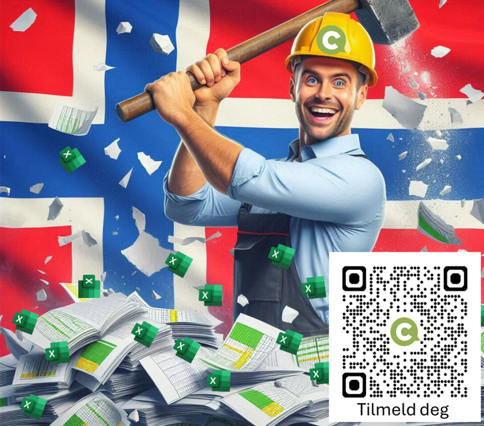 Breaking: Norske entreprenører slipper regneark