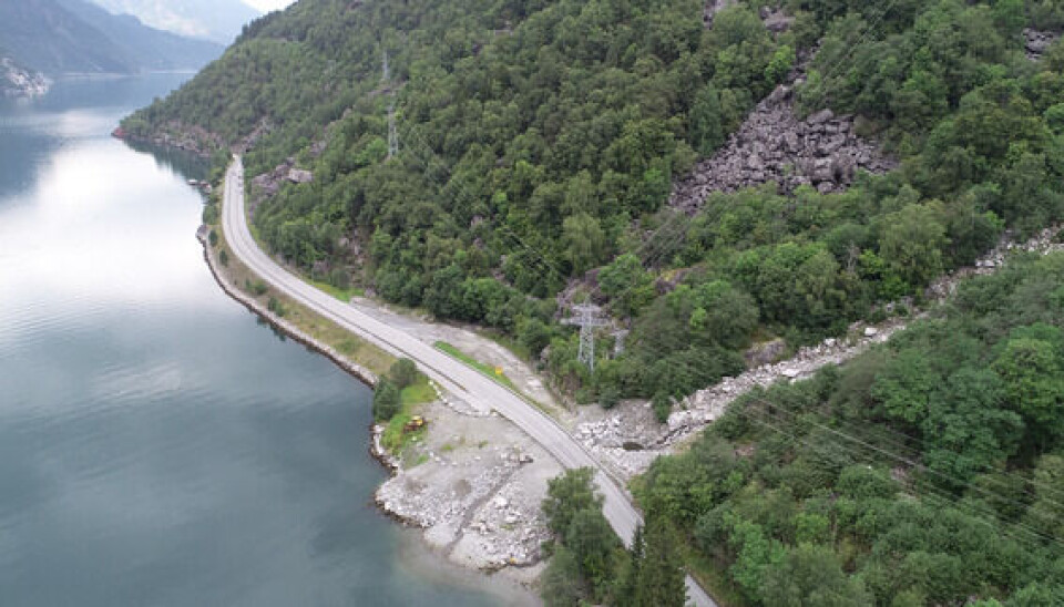 Riksvei 13 Djupevik - Kviturtunnelen Foto: Nye Veier