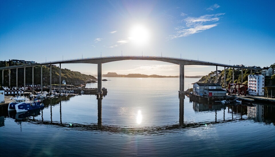 Sørsundbrua i Kristiansund. Foto: Heine Schjølberg, Studio400 AS