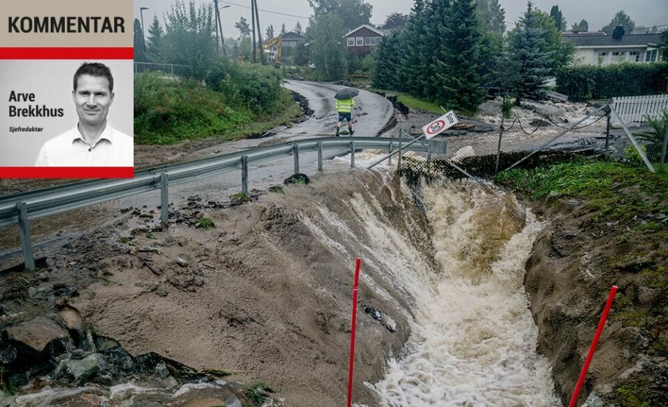 Foto: Stian Lysberg Solum / NTB Kommentar flom