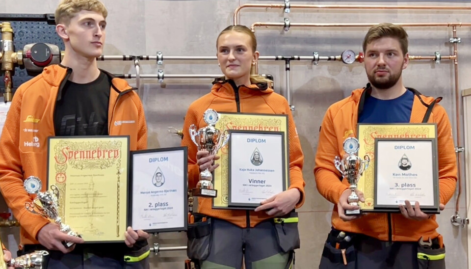 Kaja Huka Johannessen vant konkurransen, med Marcus Angermo på andreplass (t.v.) og Ken Mothes på tredjeplass. Kaja Huka Johannessen vant konkurransen, med Marcus Angermo på andreplass (t.v.) og Ken Mothes på tredjeplass.