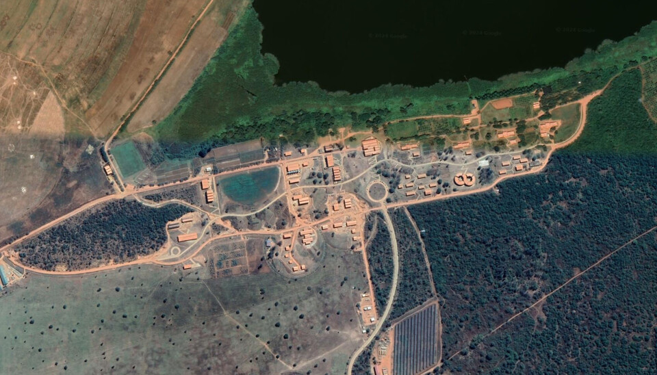 KLIMACAMPUS. Rwanda Institute of Conservation Agriculture skal være verdens første klimapositive universitet. Foto: Google Earth