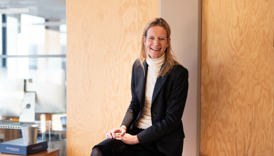 Monica Wærdahl-Eriksen ble lettet, stolt og veldig glad da beskjeden om 1,2 millioner kroner i støtte til nysatsingen Kompani Sløyd tikket inn til Norske Trevarer fra Sparebankstiftelsen DNB denne uken. Foto: Norske Trevarer