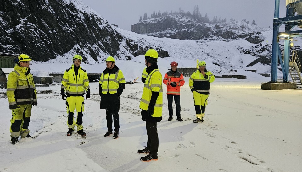 Thor Kvam, Tore O. Sandvik, André Waage og Thor Asbjørn Lunås. Foto: NCC