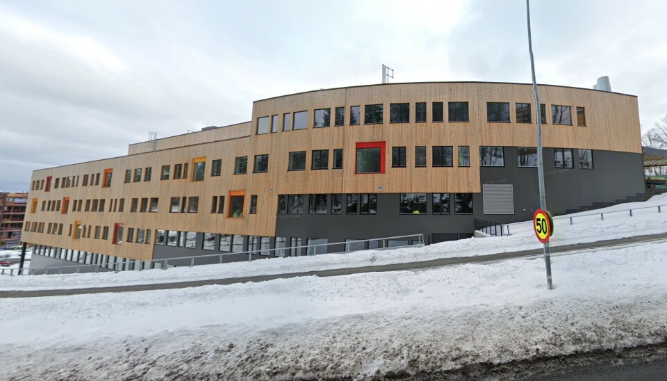 Byggingen av dette idrettsbygget førte til rettssak mellom Veidekke og deres underentreprenør. Skjermdump: Google maps