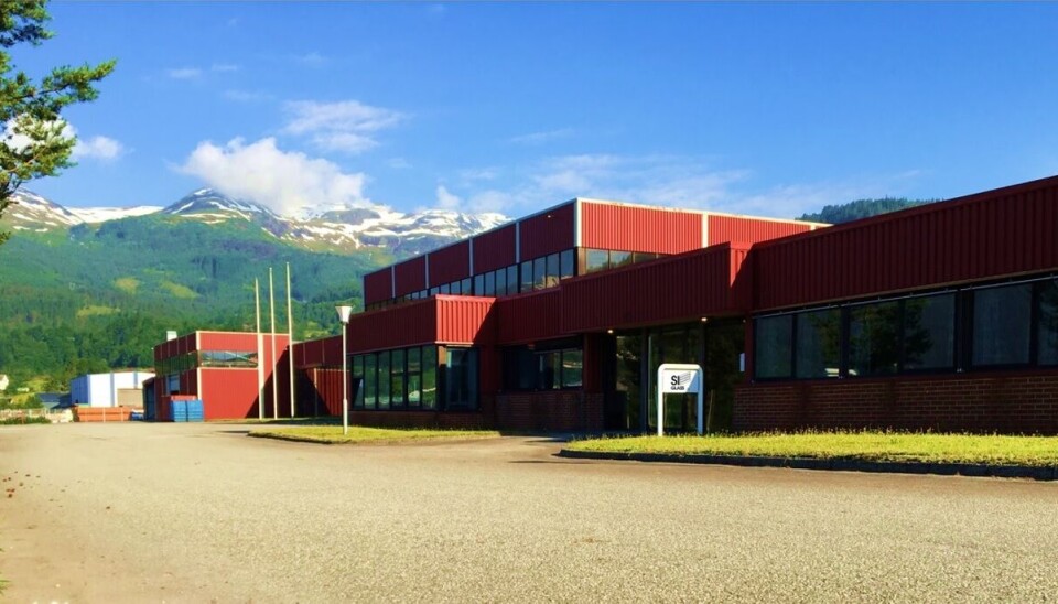 Sikkerhetsglassbedriften Si-Glass har fabrikk i Sauda. Foto: Si-Glass
